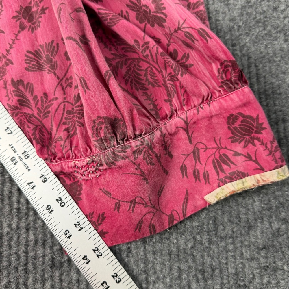 Magnolia Pearl Kiki Bloomers Womens OS 200 Betsy Pink Floral Cotton Boho Cottage - Picture 15 of 16